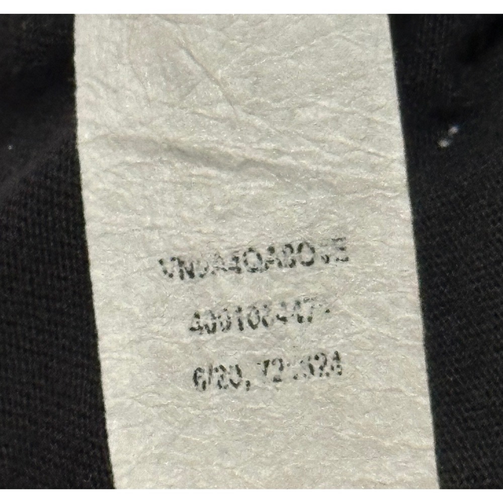 Vans Mens Small Black Long Sleeve Graphic T-Shirt Daisy Checkerboard VN0A4QABBLK - Picture 6 of 9